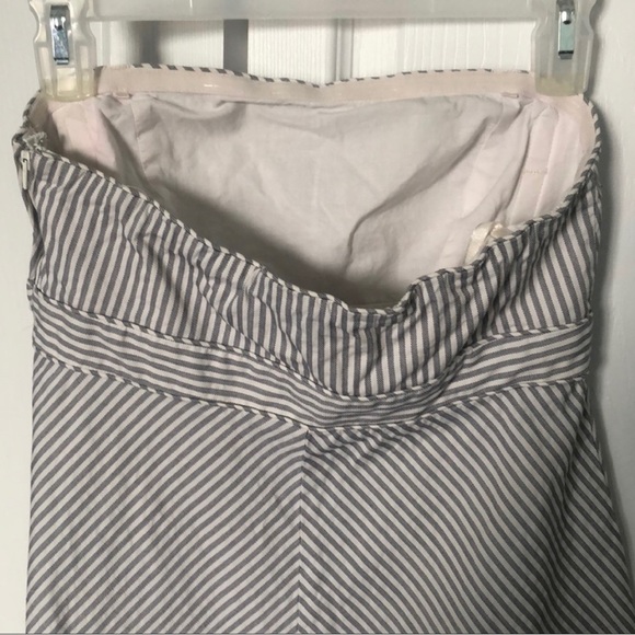 Gap White and Grey Chevron Dress Size 2 - Picture 5 of 7